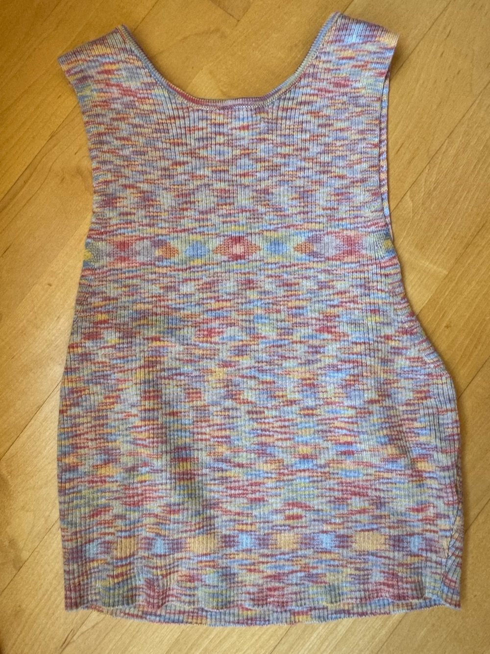Multicolor Knit Tank Top - Women
